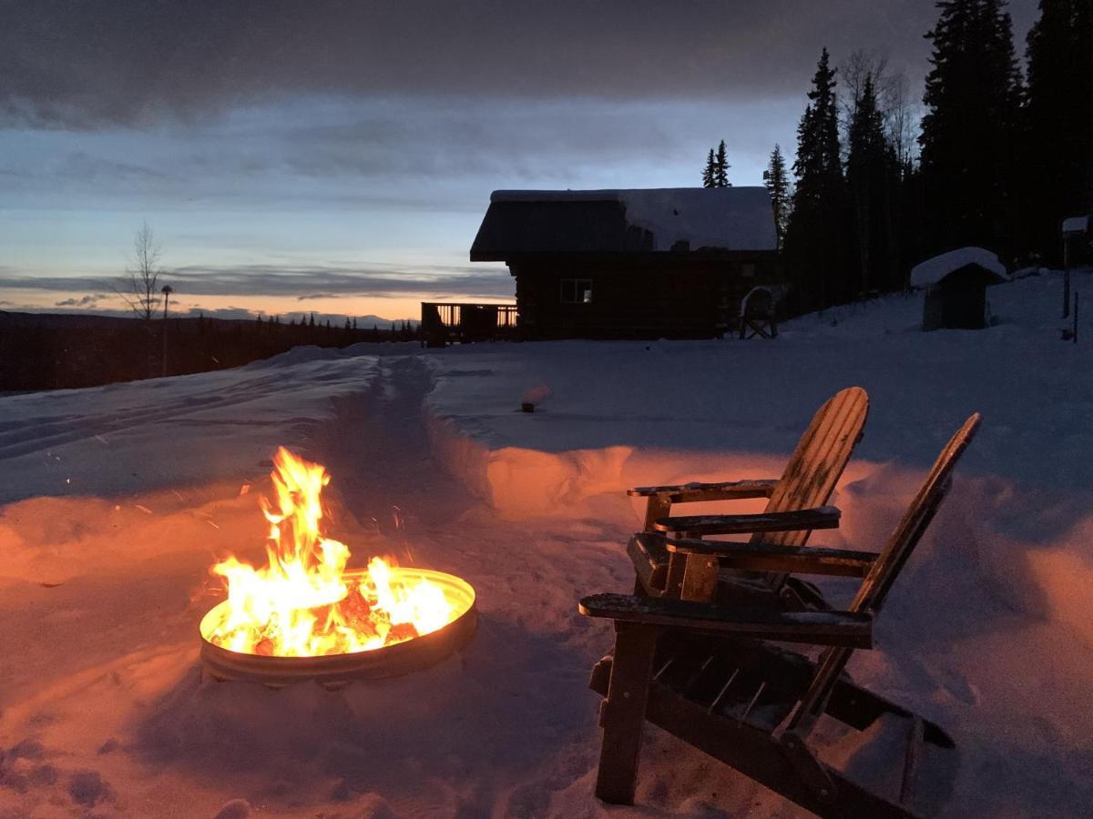 Secluded Log Cabin, 30 Min From Chena Hot Springs Pleasant Valley ภายนอก รูปภาพ
