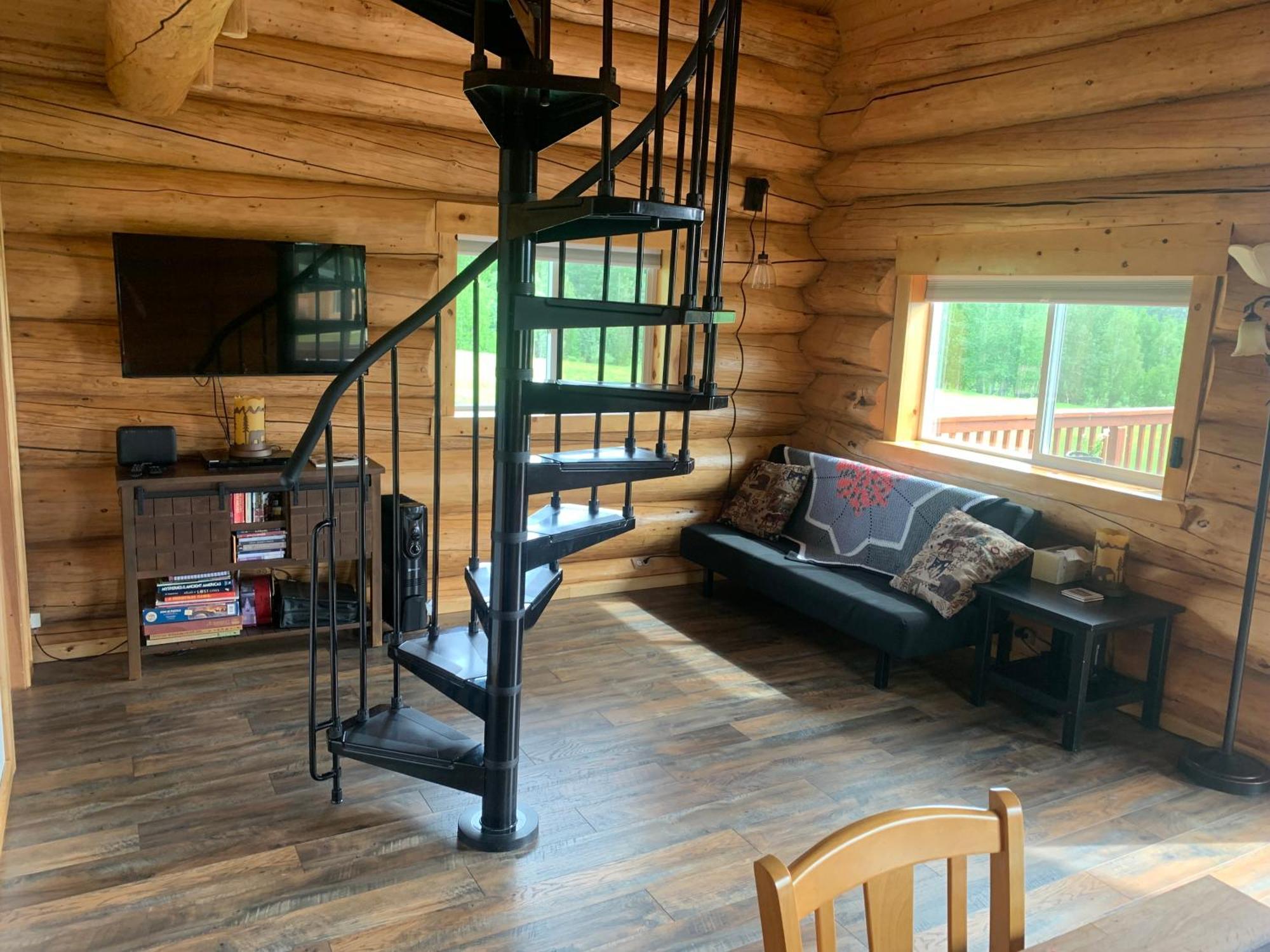 Secluded Log Cabin, 30 Min From Chena Hot Springs Pleasant Valley ภายนอก รูปภาพ